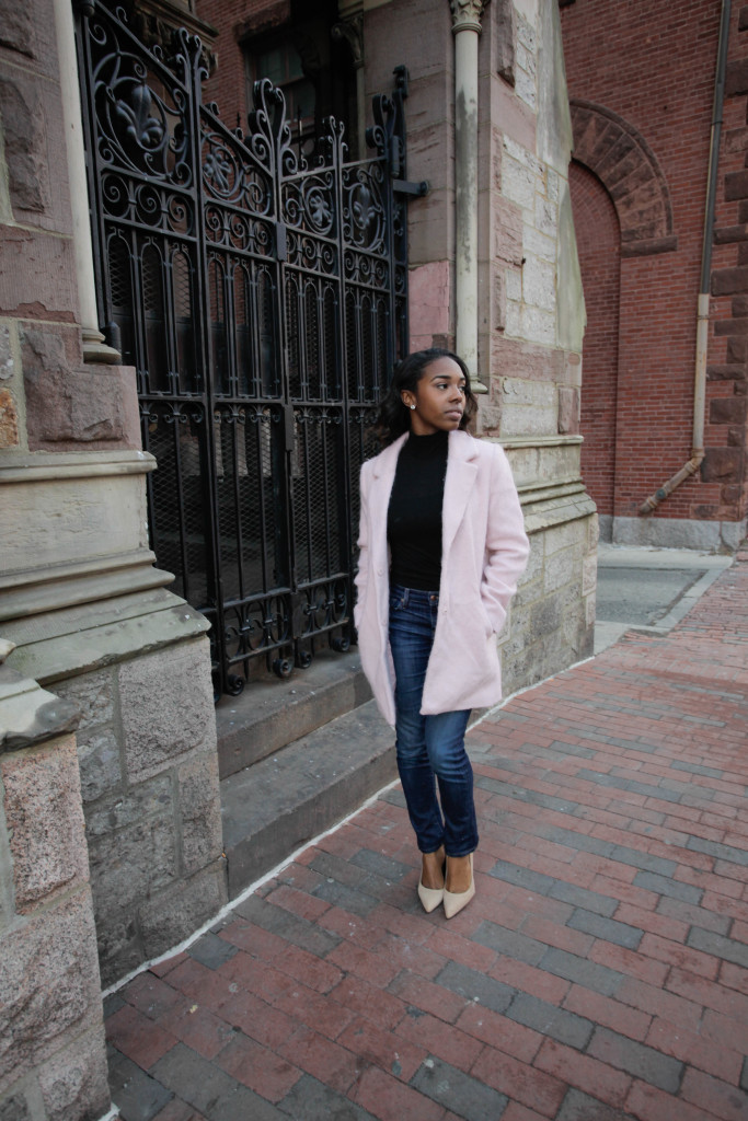 Pink Oversized Coat