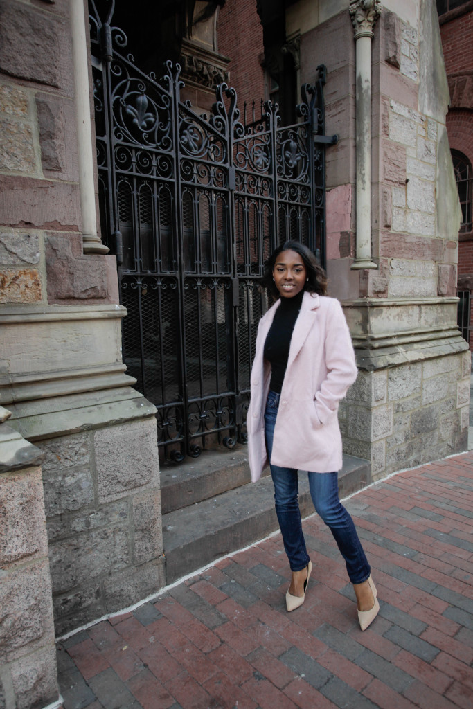 Pink Oversized Coat