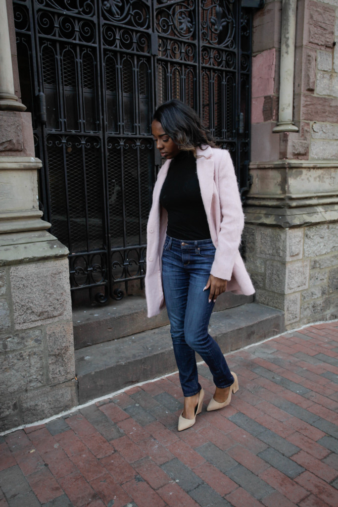 Pink Oversized Coat