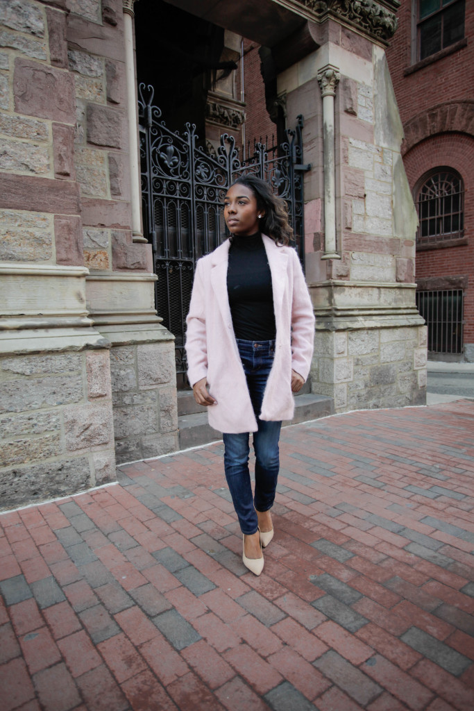 Pink Oversized Coat