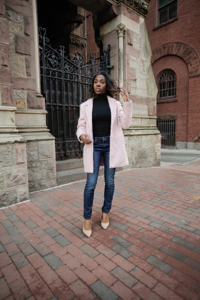 Pink Oversized Coat