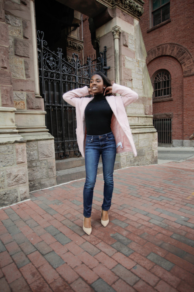 Pink Oversized Coat