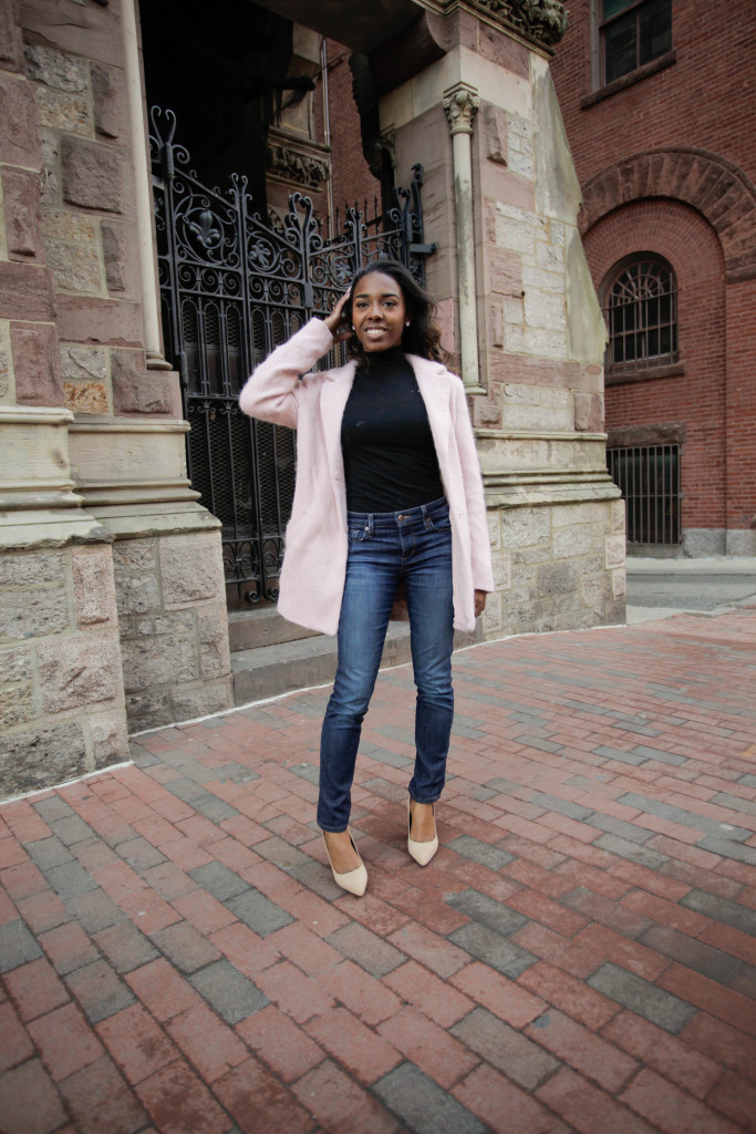 Pink Oversized Coat