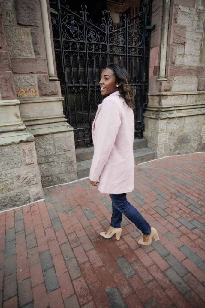 Pink Oversized Coat