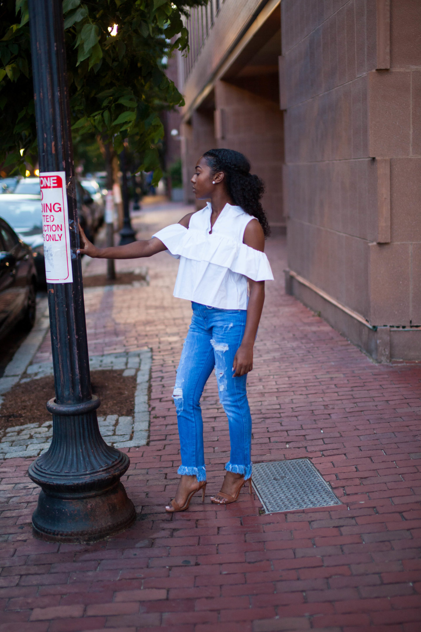 Zara Fringe Top and Zara Fringe Jean