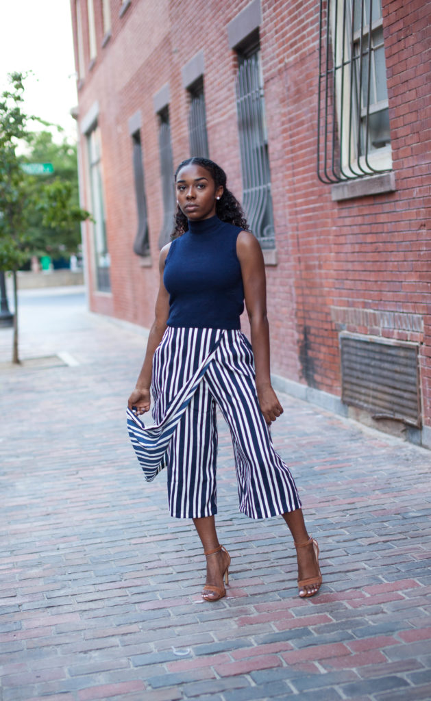 Zara Striped Culotte