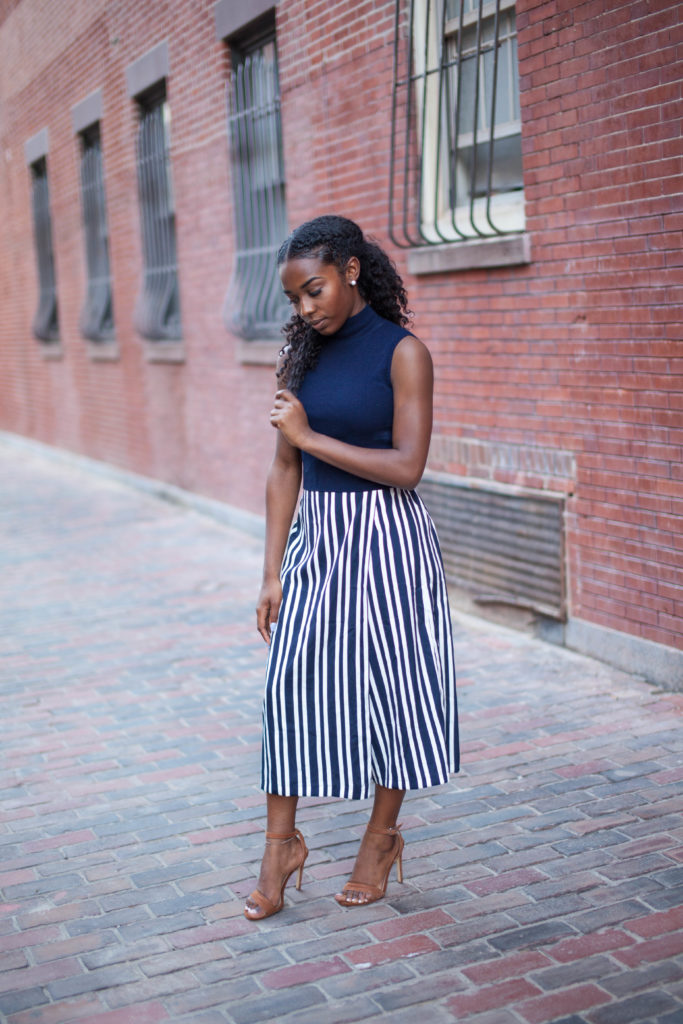 Zara Striped Culotte 