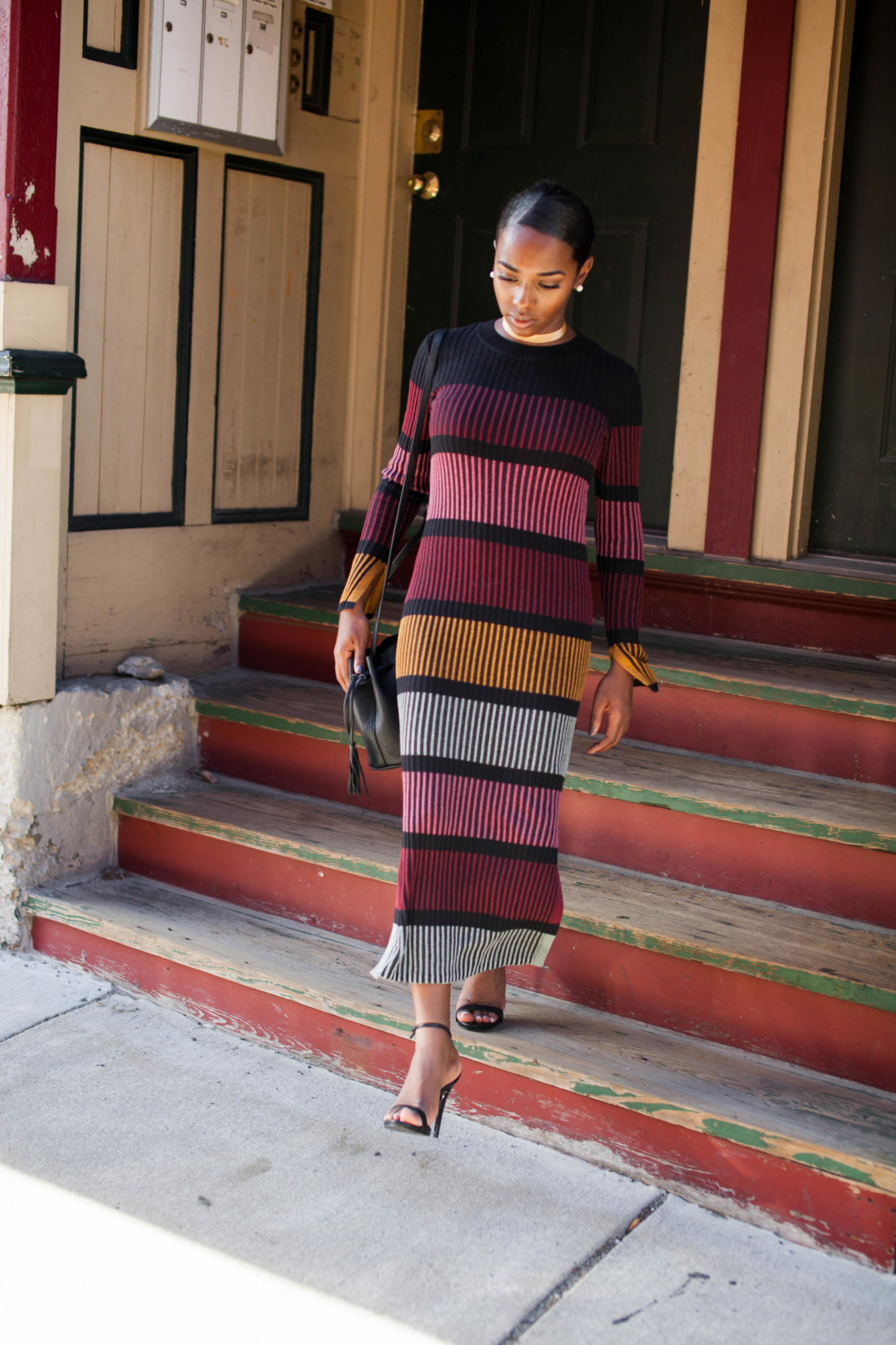 rib knit dress h&m