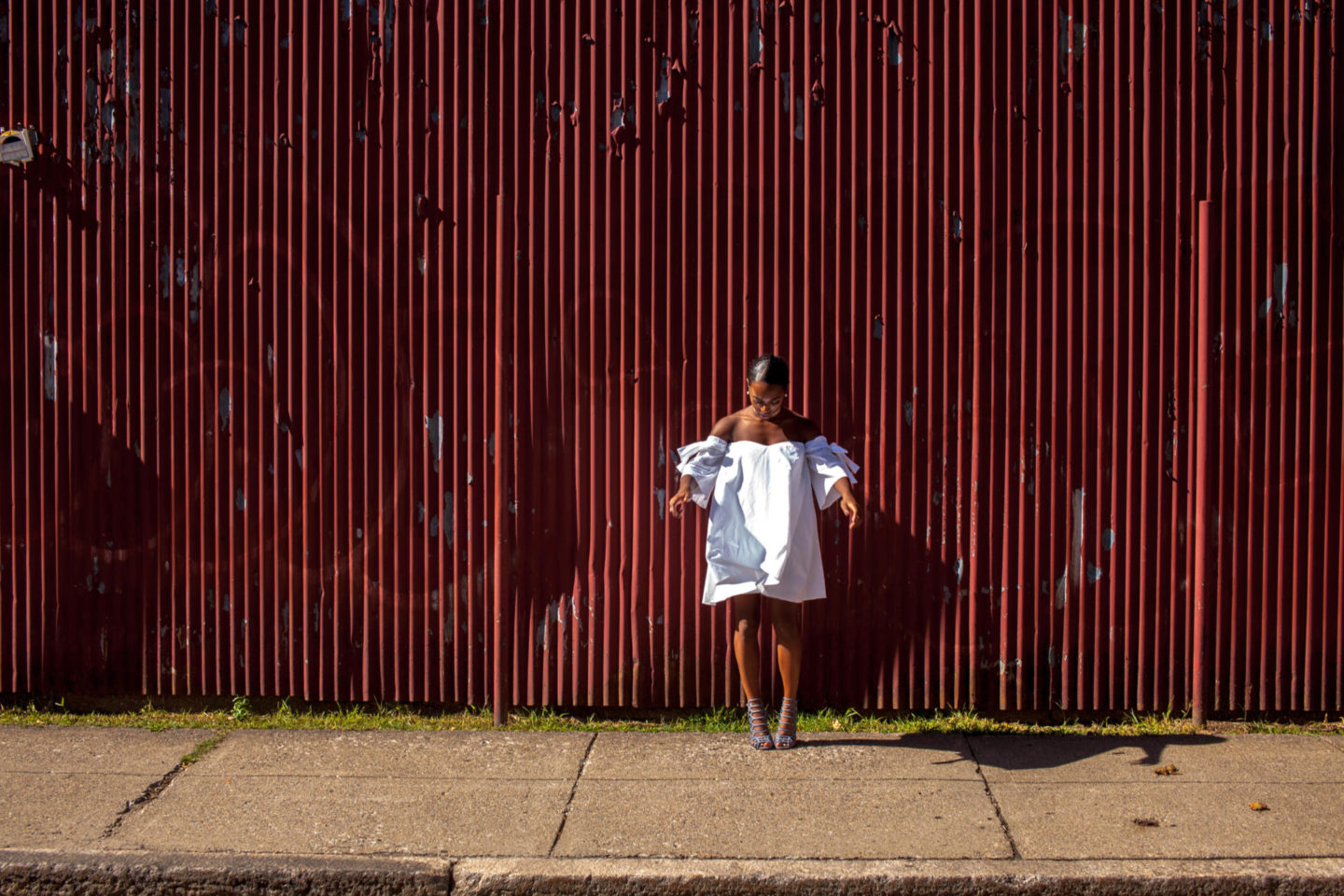 White After Labor Day / Zara Over Sized Denim Jacket 