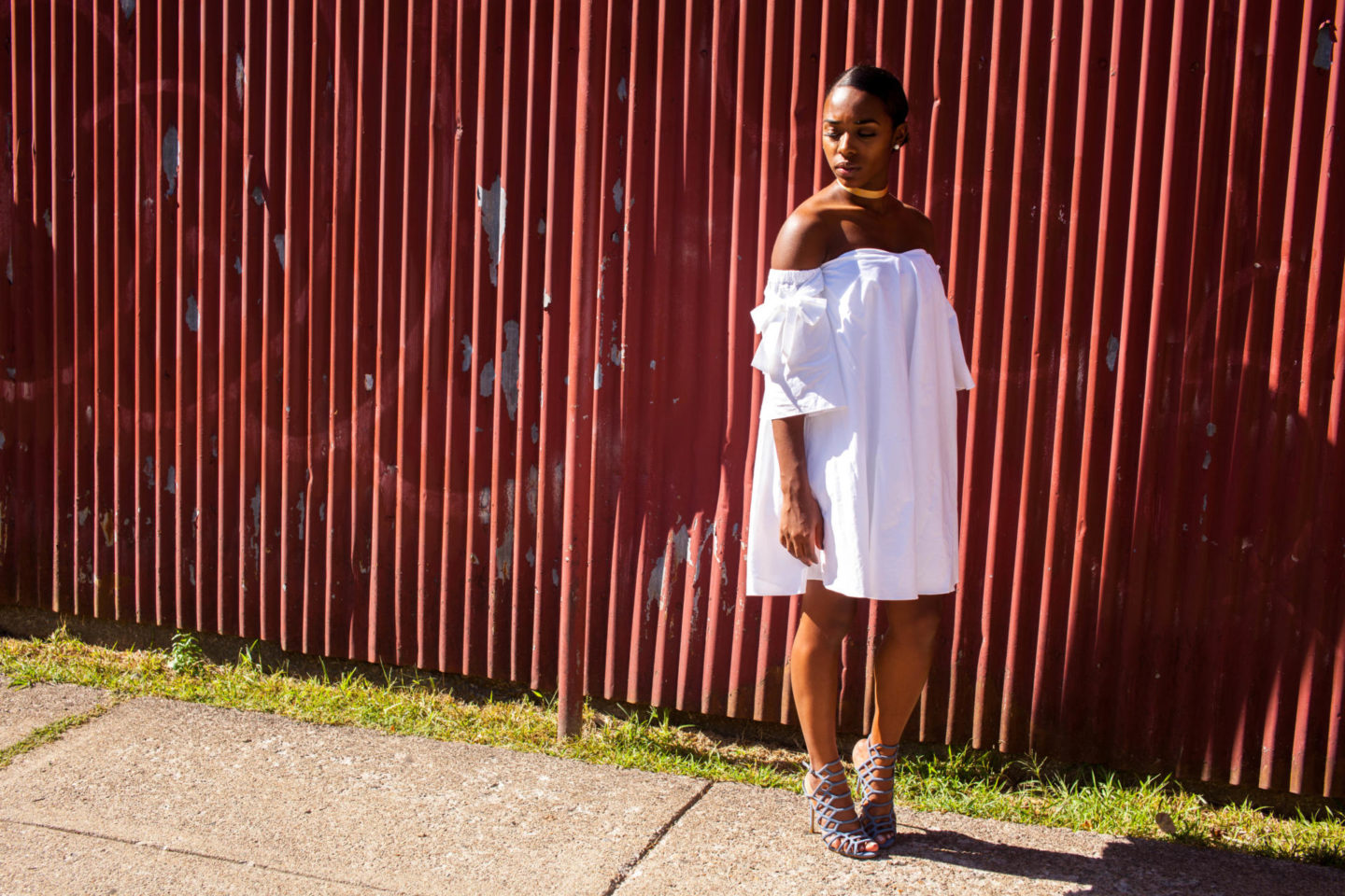 White After Labor Day / Zara Over Sized Denim Jacket 