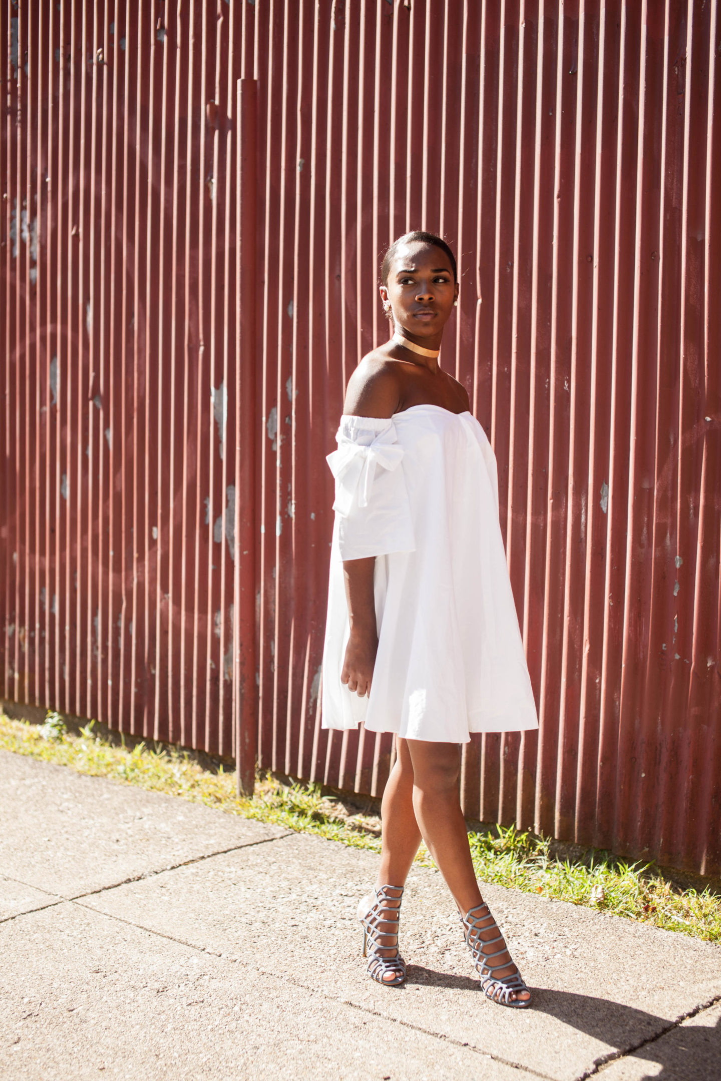 White After Labor Day / Zara Over Sized Denim Jacket 