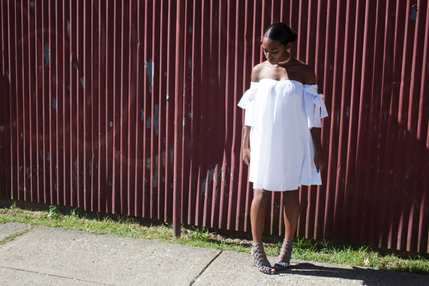 White After Labor Day / Zara Over Sized Denim Jacket 