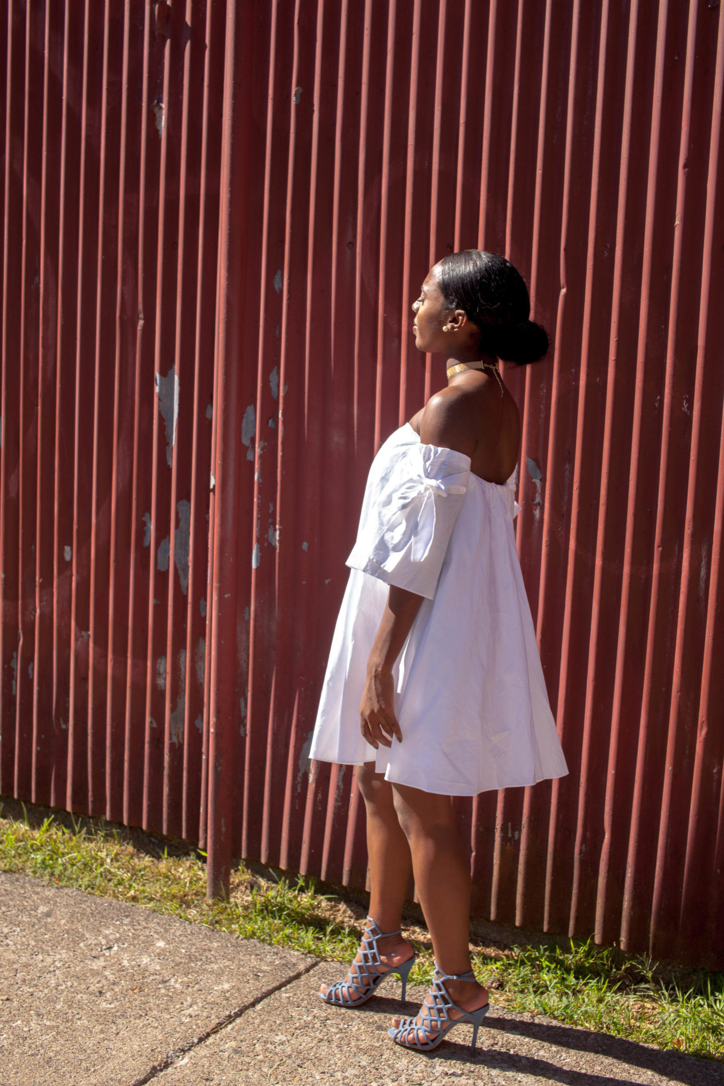 White After Labor Day / Zara Over Sized Denim Jacket 