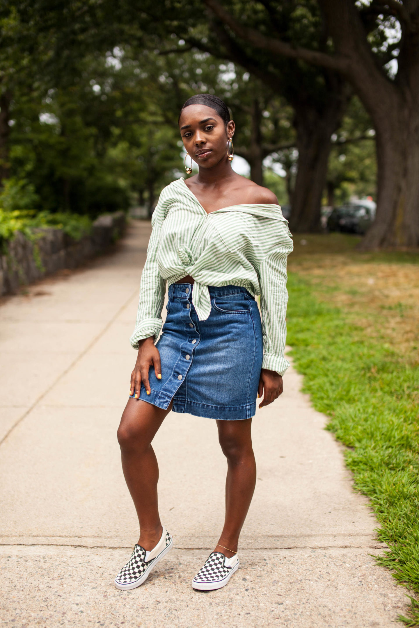 Easy Breezy Summer - Off the Shoulder Shirt